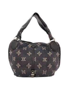 Celine Macadam Handbag Denim